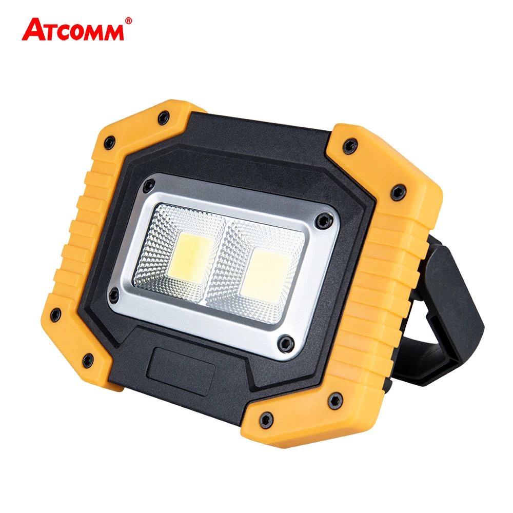 

30W LED Work Light Portable LED Floodlight 5V USB Rechargeable 3 Modes Reflector Spotlight Flashlight Outdoor Emergency Lighting