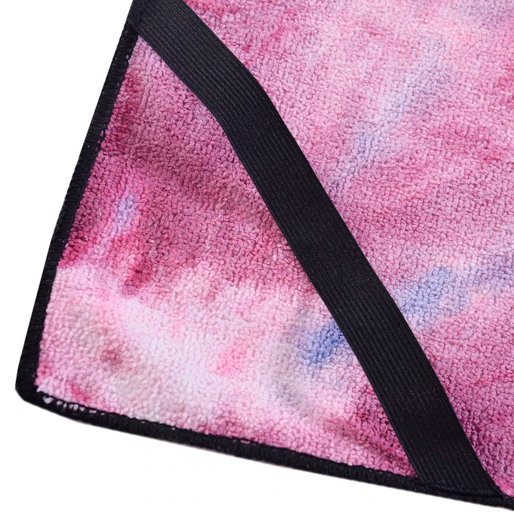 Microfiber Tie Dyeing Beach Towels Lounge Chair Cover Pool Pocket Sun Foldable Outdoor Bag Bath Patio Portable