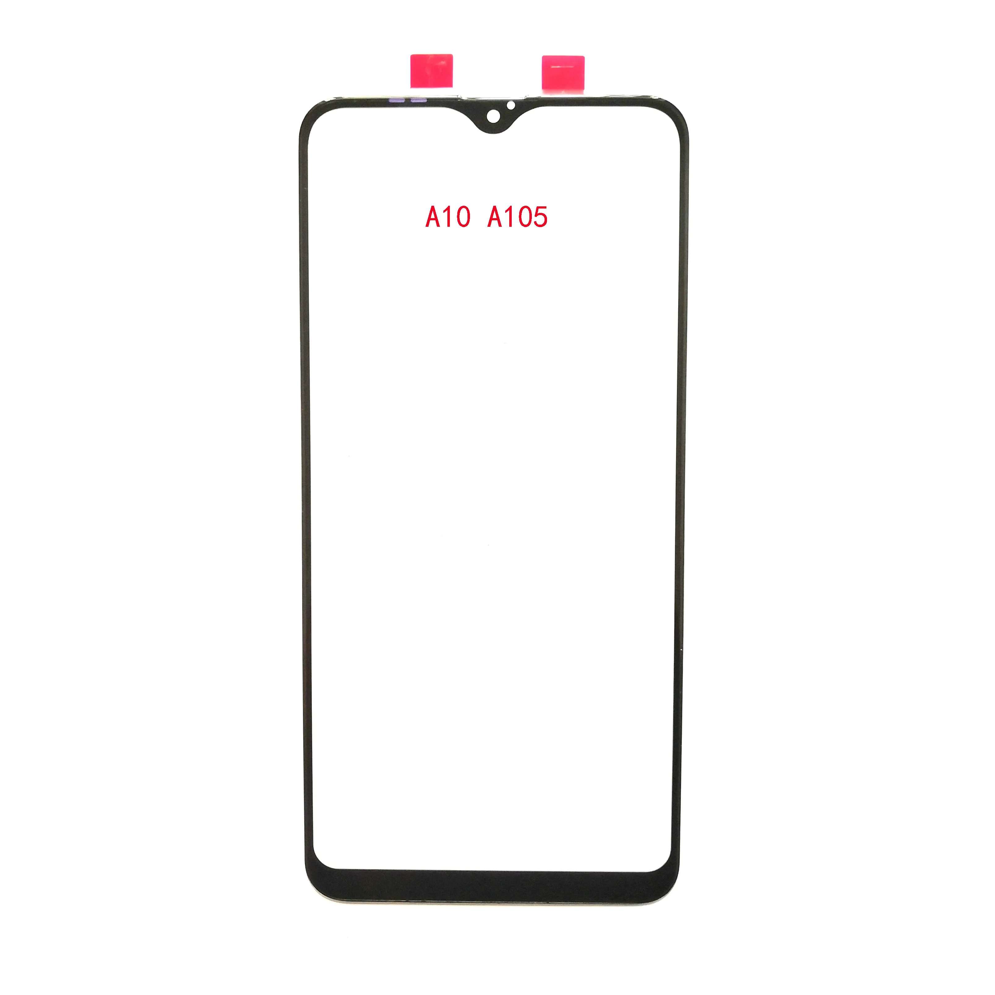 Для samsung Galaxy A10 A20 A30 A40 A50 A105 A205 A305 A405 A505 передний Внешний стеклянный объектив со стороны экрана крышка