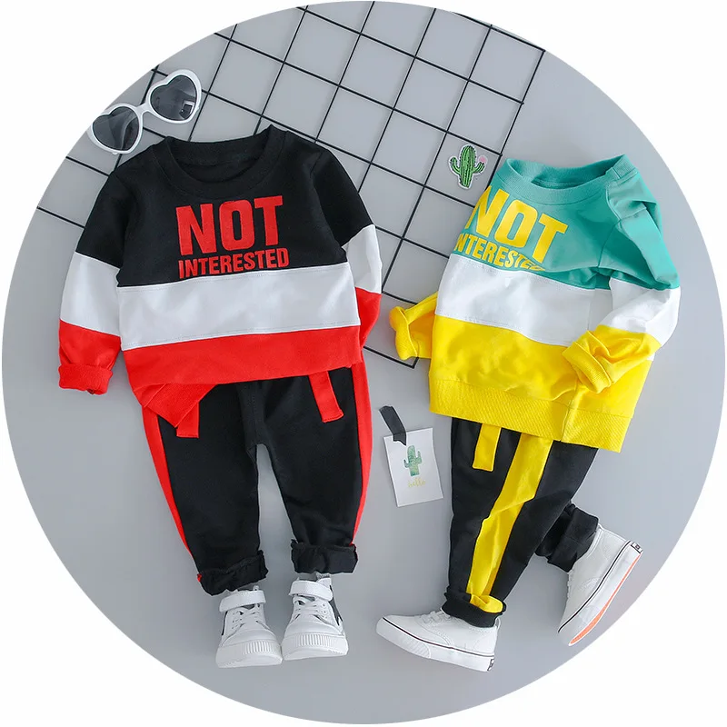

Boys' Clothes 2019 New Style Infant CHILDREN'S Wear Baby Spring Handsome Two-Piece Set 0-1-2-3-Year-Old Fashion
