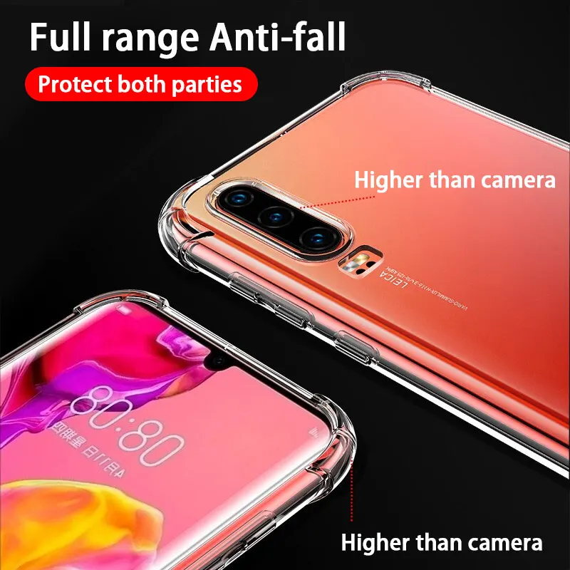 Durable Soft Silicone Airbag Shockproof Phone Case