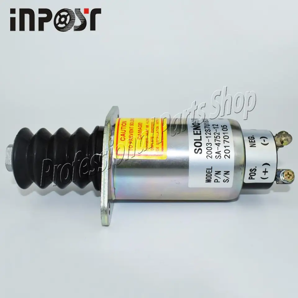 SA-4752-12, 2003-12S7U1B2A 12V Fuel Shutdown Solenoid 3