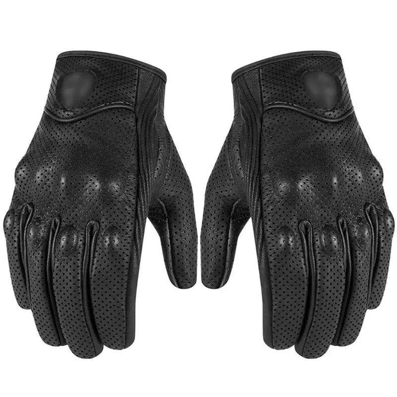 Men Outdoor Riding Gloves Motorcycle Mountain Faux Leather Wear-resistan Glove