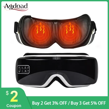 

Smart Eye Massager Electric 42 Degree Hot Compress Vibration Massage Eye Care Device for Relieve Eye Fatigue Anti Wrinkles