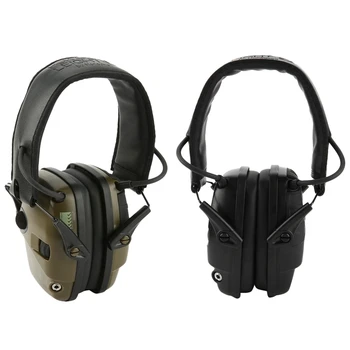 

Electronic Hunting Ear Protection NRR22DB Sound Amplification Noise Reduction Ear Muffs Professional Hunting Ear Defender,Black
