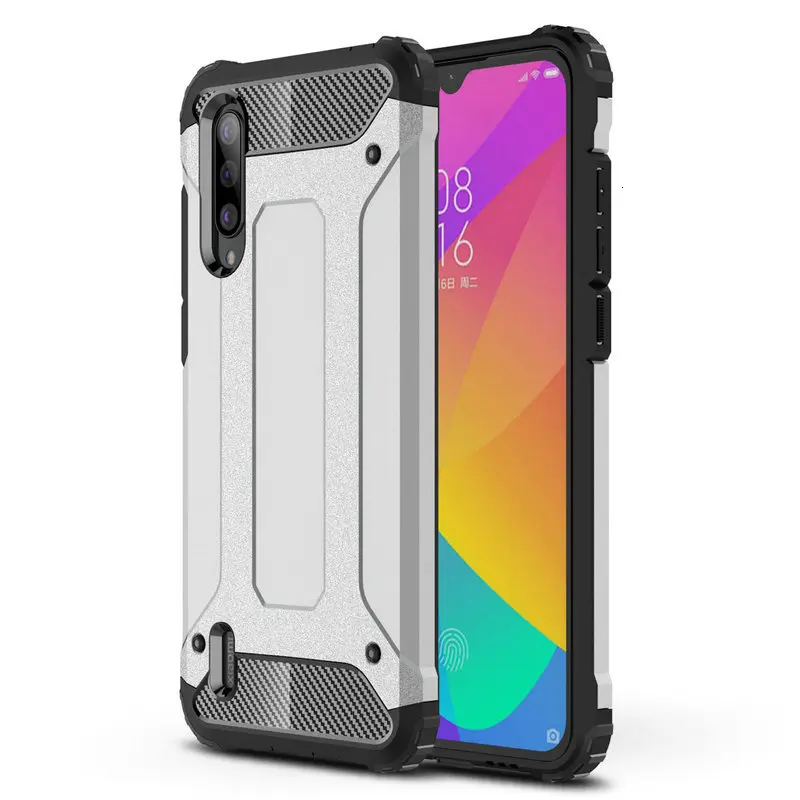 1000 шт Бронированный чехол s для Xiaomi mi A3 Lite A2 A1 F1 Play Max 2 mi x 2 S 3 Note 2 противоударный чехол-гибрид для телефона двухслойный чехол
