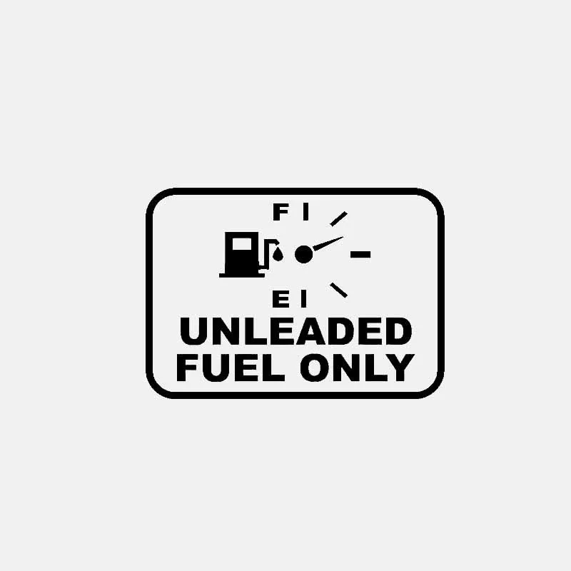 

Creative UNLEADED FUEL ONLY Car Stickers Motorcycle Accessories Cover Scratches Waterproof PVC 11.1Cm X 15.6Cm
