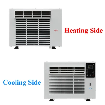 Aire acondicionado de escritorio para el hogar y la Oficina, 1100W, 220V, temporizador de 24 horas de frío/calor con panel de control remoto LED  2