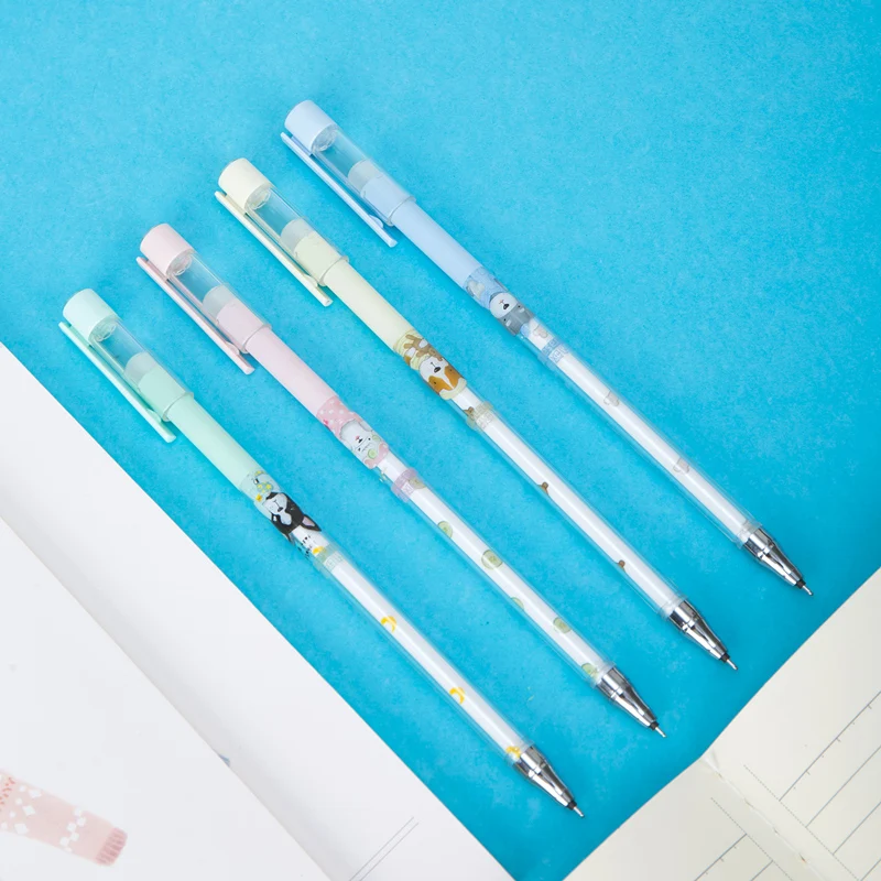 1 шт., черная, можно стереть, гелевая ручка, обучающая, милая, волшебная ручка, отправка цветов, произвольно модифицированные ручки Deli A650