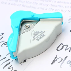 R5 canto arredondador 4mm papel perfurador cartão foto cortador de papelaria mão buraco ferramenta diy artesanato