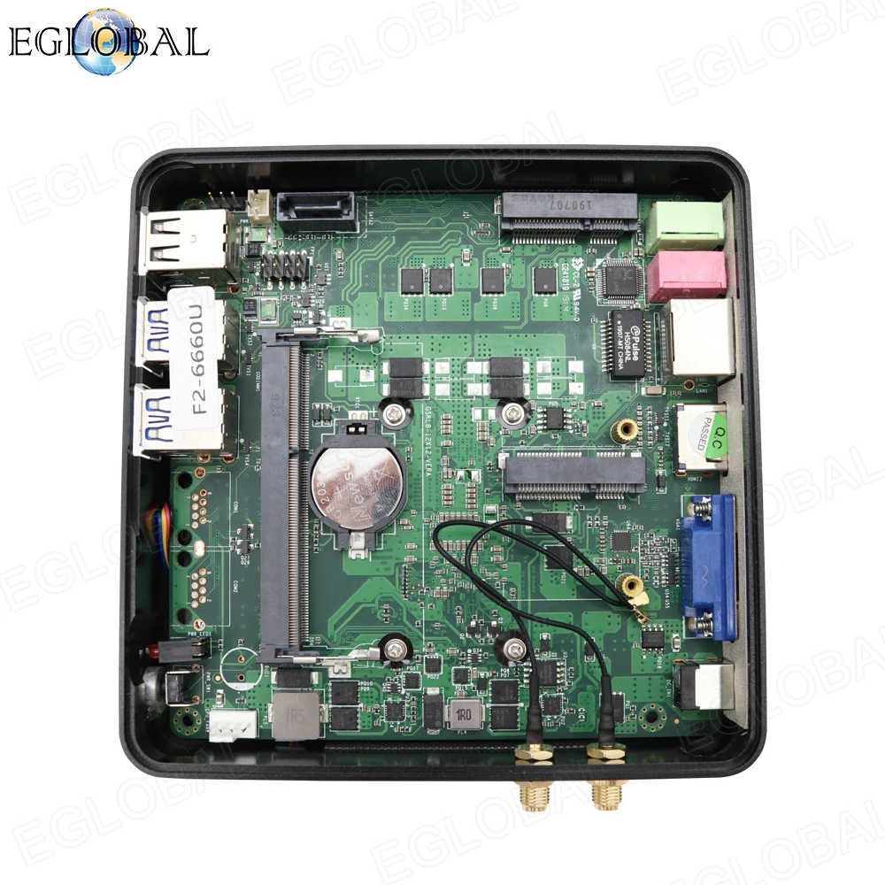 Pocket PC Intel Core i3 7100U i5 7200U DDR3L/DDR4 Fan Mini PC Windows 10 Pro Linux 4K VGA HDMI Kensington Lock HTPC