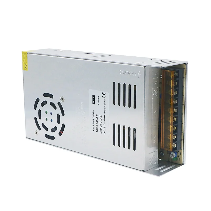 SZYOUMY Switching Power Supply 12V 40A 480W Led Power Supply 12v Dc Source Power Supply 12V Smps Ac 220V to 12V