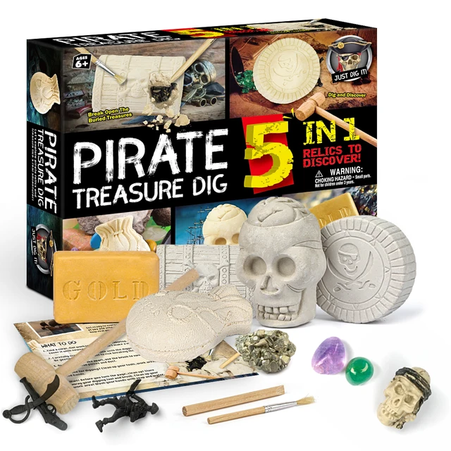 Baby Kids Gemstone Kit Archaeological Excavation Kit Science Toys For Boys Girls Children Dig Stone Gem 8 IN 1 DIY Creative Gift D3135