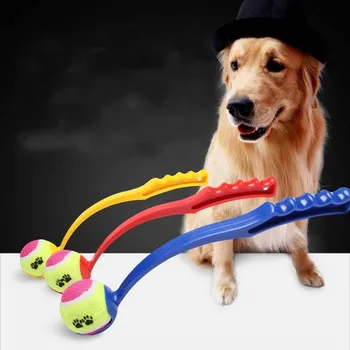 

1pcs Sport Launcher Dog Toy Ball Thrower Pet Training Interactive Toy Dog Fetch Toy Pet Throwing Toy Ball Launcher Pet Supplies