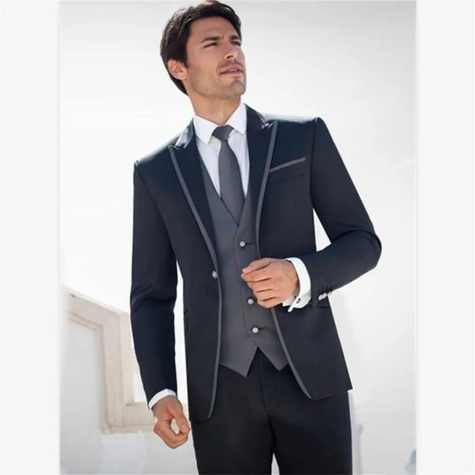 Классический мужской костюм смокинг Noivo Terno Slim Fit Easculino вечерние костюмы для мужчин фиолетовый Формальное Деловое платье смокинги для жениха
