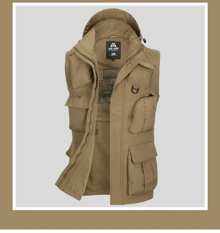 S. ARCHON куртка в Военном Стиле Мужская Мульти-карман оснастка с капюшоном съемный длинный рукав мужская повседневная армейская куртка быстросохнущая куртка