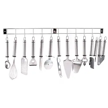 

13pcs Cookware Haning Hole Stainless Steel Durable Utensil Kit Kitchen Tools Cooking Gadgets Kitchenware Shovel Peeler