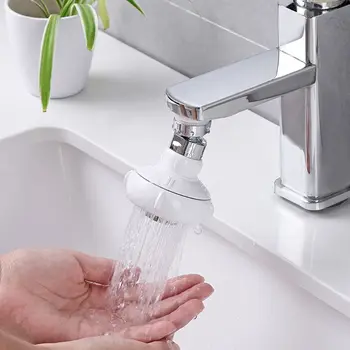 

Kitchen Faucet Nozzle Tap Hose Aerator Adapter 360° Adjustable Spout Diffuser