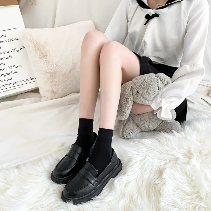 Ultrathin women‘s Silk stockings Nylon for ladies Black White Summer autumn winter socks girls Skinny legs over the knee thigh