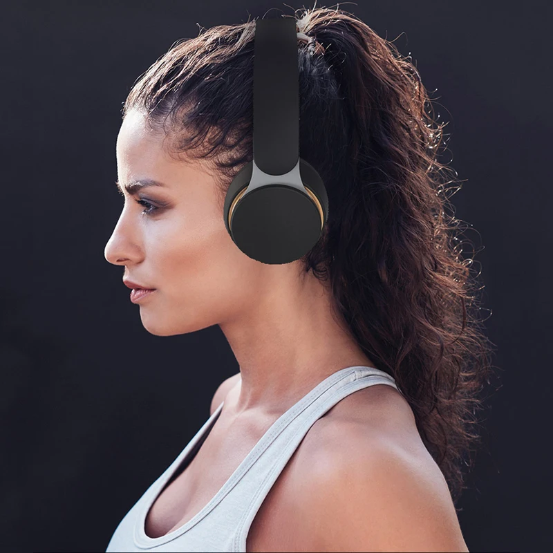 Oppselve Wireless Headphones Bluetooth Earphone 5 0 Foldable 3D Bass Stereo Noise Reduction Gaming Headset Mic For Mobile PC MP3
