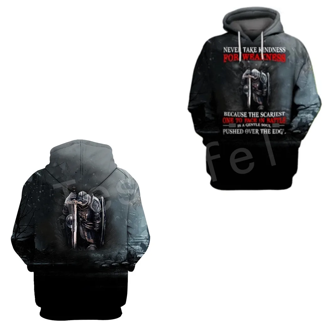

Tessffel Knight Templar cavalie Tracksuit casual unisex Harajuku fashion 3DPrint Hoodie/Sweatshirt/Jacket/shirts Men Women s-7