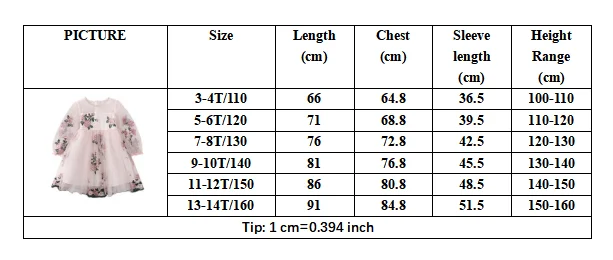 Spring Girls Princess Dress Long Sleeve Children Clothing Floral Sweet Family Party Wear Tulle Baby Girls Dress Vestidos 3-14Y Mom And Daughter Matching Outfits