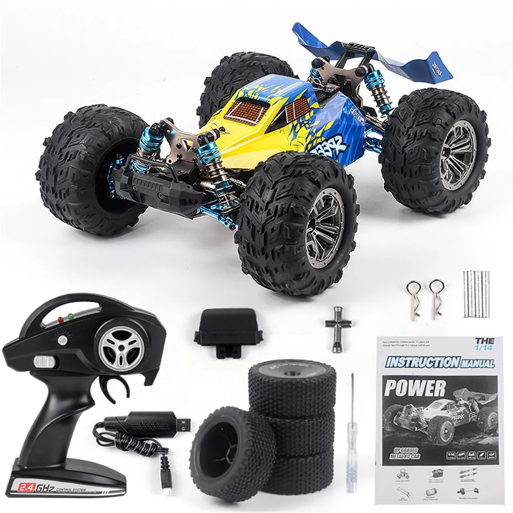 US $125.88 Xlf F17 Rtr 114 24g 4wd 70kmH Brushless Rc Car High Speed Upgraded Metal Full Proportional Remote Control Car Vehicles Models