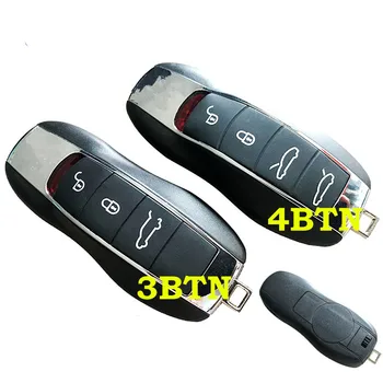 

New Replacement Remote Control Key Fob 3 4 Button Smart Car Key Shell FOb Case Cover For Porsche Key