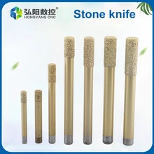 

1PC stone engraving machine brazing carving knife marble sandstone bluestone flat bottom straight knife