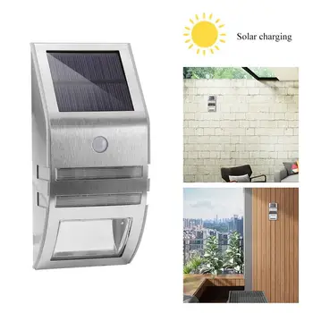 

LED Solar Lights Outdoor Motion Sensor Wall Lamps Waterproof Emergency Light Suitable For Garden Front Door Garage Fence