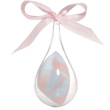 Flocking Cosmetic Puff Foundation Soft Wet Dry Small Anti Bacterial Face Water Drop Box Powder Multicolour Women Makeup Sponge