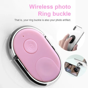 

Wireless Bluetooth Selfie Controller For Mobile Phone Finger Ring Sticky Holder Stand Remote Control Shutter Tool Accessories