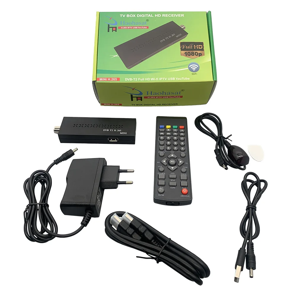 Receptor DVB-T2/C (TDT+Cabo) H.265 Full HD c/ USB - EDISI