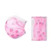 10pcs Children Face Mask Disposable Pink Mask Colorful 3ply Non-woven Printed Mask Kids Girl Cute Masks Mascarillas Desechables 1