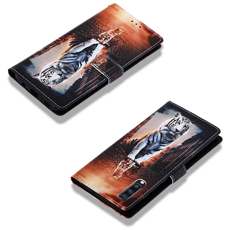 Для samsung Galaxy A7 Мультфильм кожаный чехол Funda для samsung Galaxy A10 A10e A20 A20e A30 A40 A40s A50 A70 чехол Coque