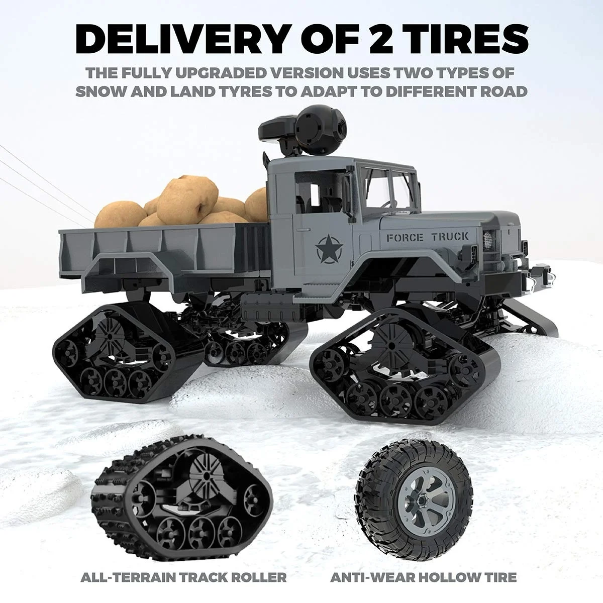  RC Military Truck 1:16 4WD Remote Control 480P WIFI FPV Camera RC Crawler Vehicle Off-Road Sport RC