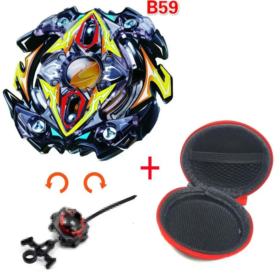 Бейблэйд пусковые устройства Beyblade Burst B128 Металл Fusion игрушки Арена Bey Blade Achilles Bable Fafnir Phoenix Blayblade - Цвет: B59