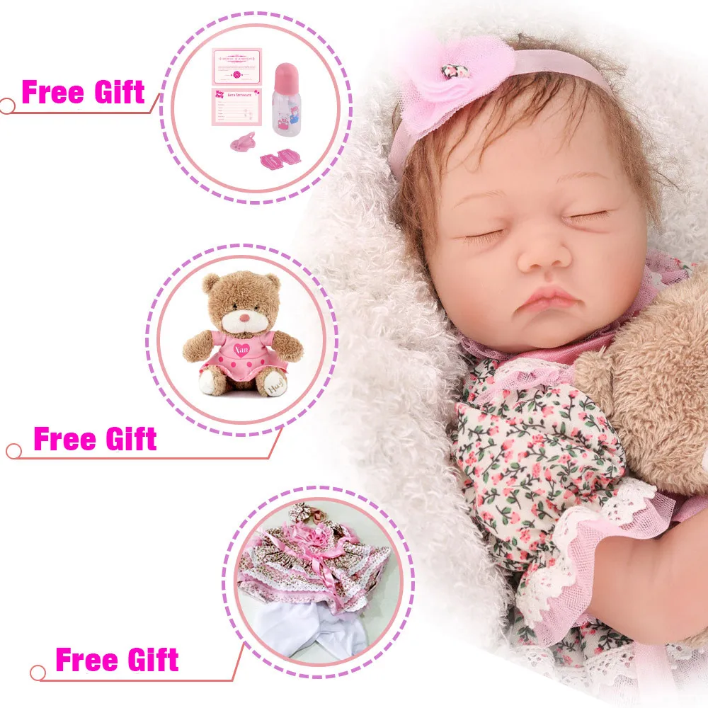 Силиконовые куклы Reborn 22 дюйма 55 см Bebe reborn для малышей bonecas реалистичные девочек