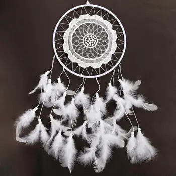 

Indian Style Dreamcatcher Handmade Wind Chimes Hanging Pendant Dream Catcher Home Wall Art Hangings Decorations