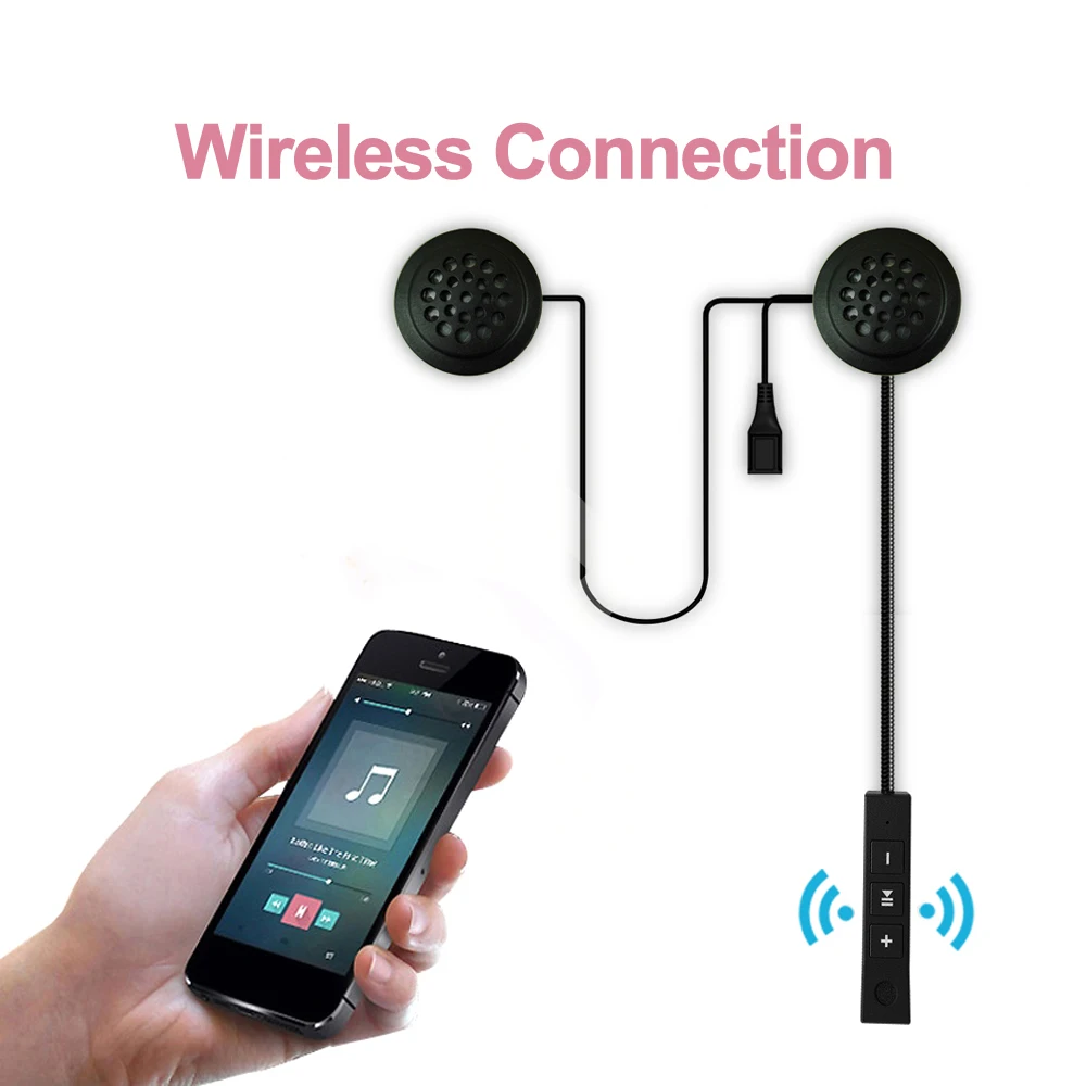 

Motorcycle intercom Wireless Bluetooth Headphones with HD Microphone Helmet interphone moto Headset Hands-free for Riders