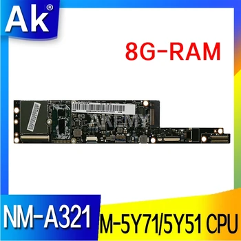 

AIUU2 NM-A321 Laptop motherboard For Lenovo YOGA3 Pro 13 Test original mainboard 8G-RAM M-5Y71/5Y51 CPU