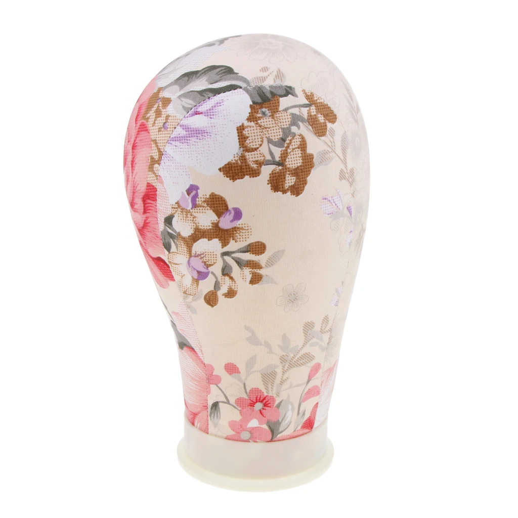 Mannequin Cork Block Head 22inch+Practice Tripod Holder Stand+100 PCS T Shape Pins, Wig Toupee Making Sewing Tools