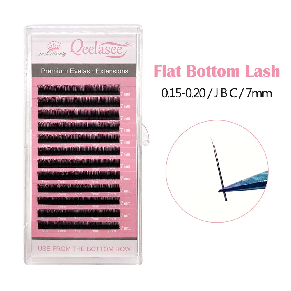 Lower Flat Bottom Lashes 0.15/0.20 5/6/7mm Short Sizes Under Eyelashes Lashes Natural Falseebrow Lashes Makeup Maquillaje Cilios