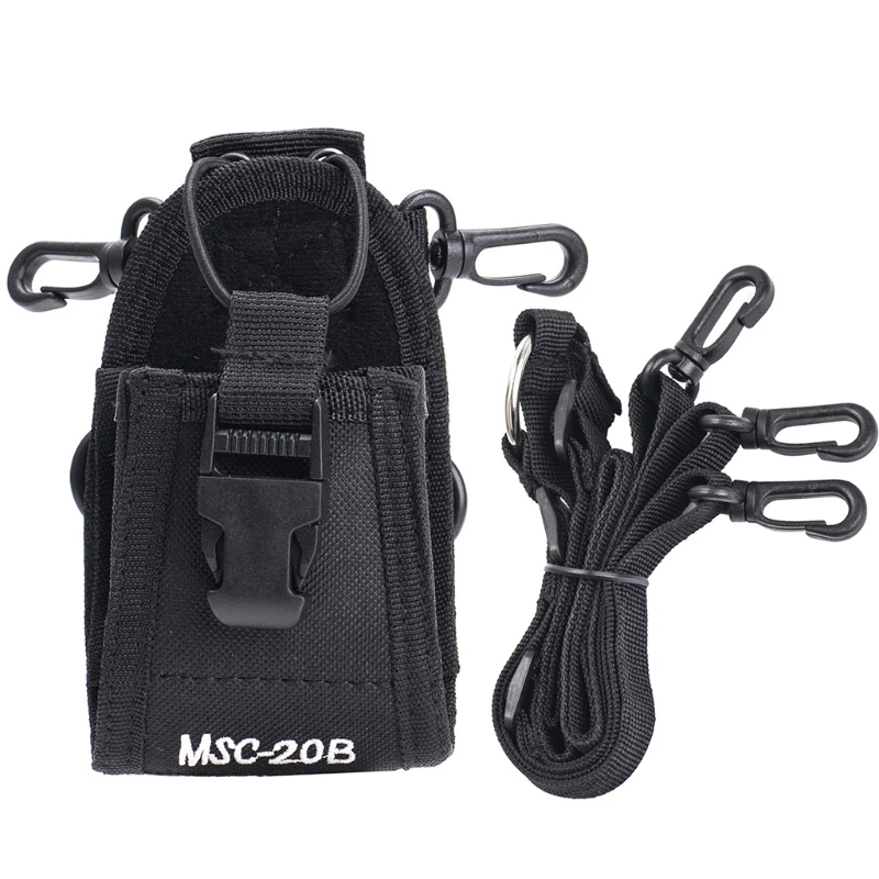MSC-20B Portable Two Way Radio Nylon Case portable radio 2 way radio accessories compatible with Baofeng Walkie Talkie UV-5R UV-82 UV9R Plus UV-888s