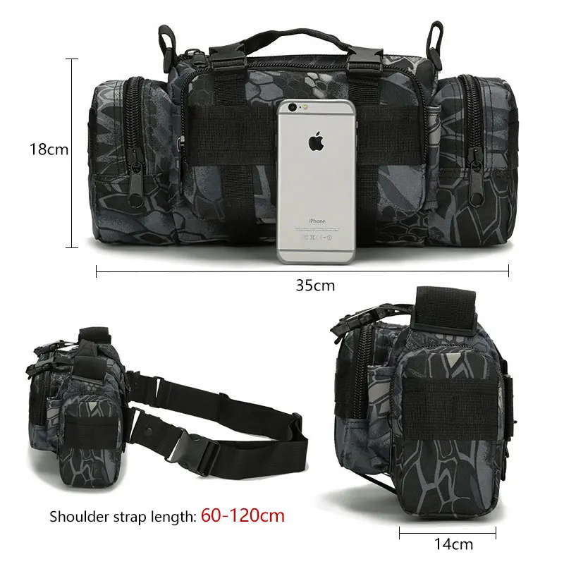 Открытый 6L военный тактический рюкзак на плечо водонепроницаемый походный Кемпинг поясные сумки Mochila военные альпинистские многоцелевые сумки