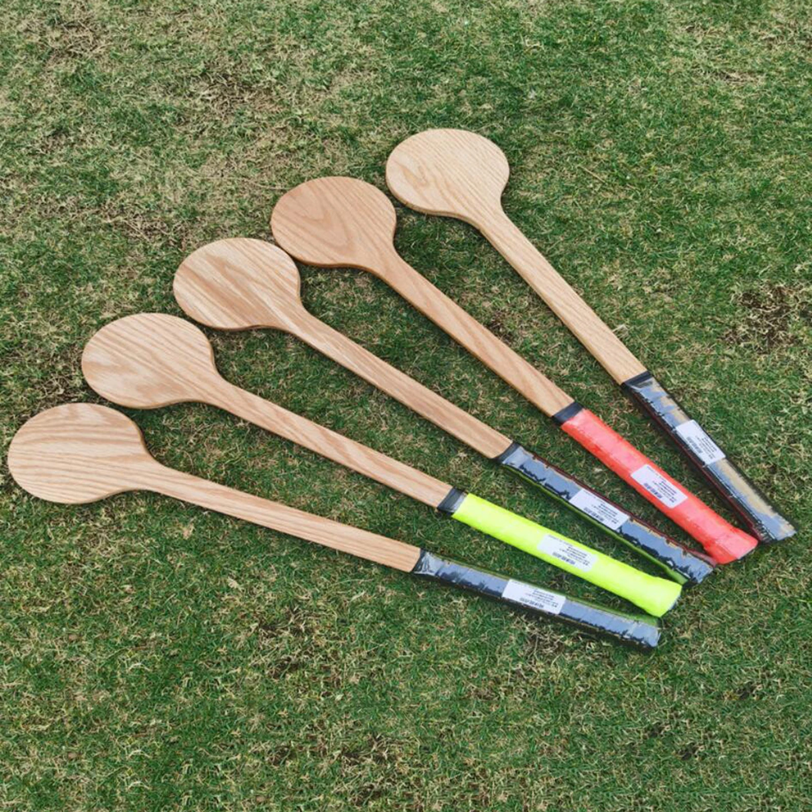 Tennis Racket Pointer Wooden Tennis Spoon Practice Batting Accurate Hitting Trainer Portable Practice Equipment