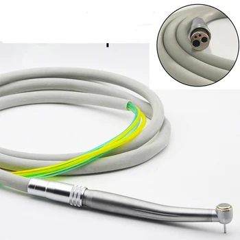 

1 set Dental 4 Holes handpiece Hose Tube with Connector for High Speed Turbine Midwest handpiece Equipment Tools