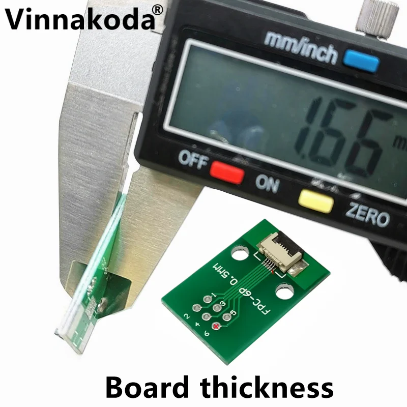 5PCS FFC/FPC adapter board 0.5MM-5P to 2.54MM welded 0.5MM-5P flip-top connector ffc fpc adapter board