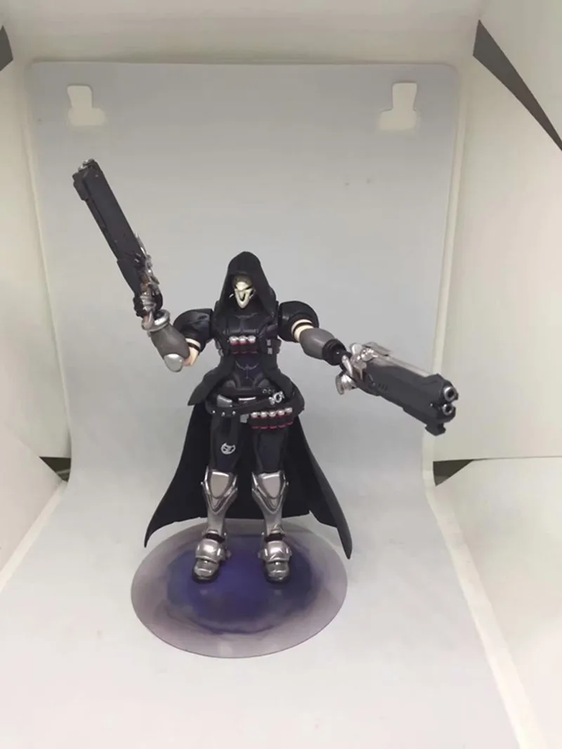 17 см ow Figma 393 Overwatch Reaper серии ПВХ фигурка модель игрушки кукла подарок