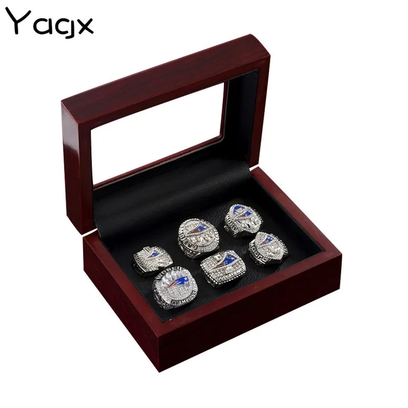 

NFL New England Aigo 2001 2003 04 2015 2017 2019 Champion Ring Set Batch